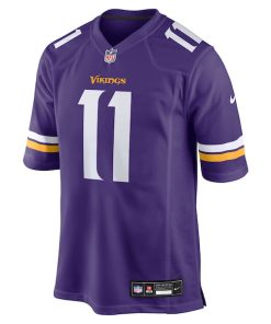 Alternative view of Carson Wentz Minnesota Vikings Nike Team Game Jersey -  Purple