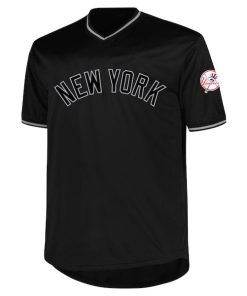 Alternative view of New York Yankees Profile Big & Tall Pop Fashion Jersey - Black