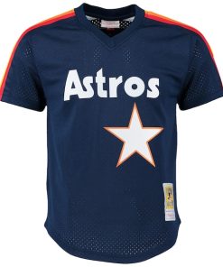 Alternative view of Craig Biggio Houston Astros Cooperstown Mesh Batting Practice Jersey - Navy