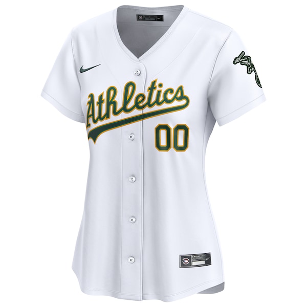 Athletics Nike Women's Home Limited Custom Jersey - White - Image 2