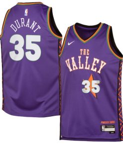 Kevin Durant Phoenix Suns Nike Youth 2024/25 Swingman Player Jersey - City Edition - Purple