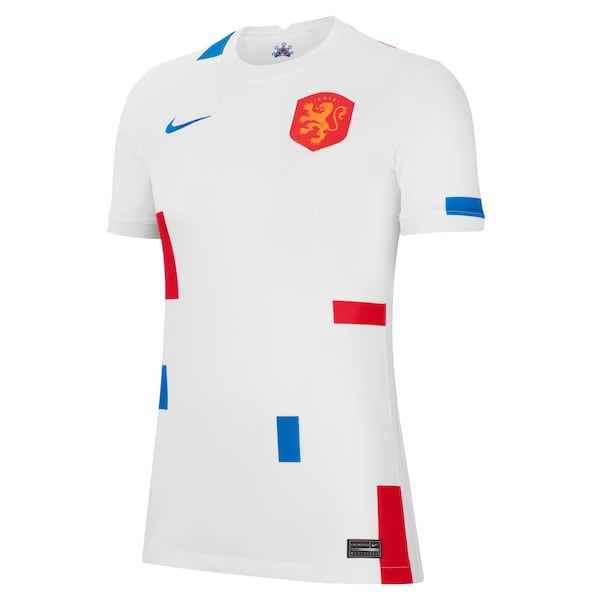 Netherlands Women's National Team Nike Women's 2022/23 Away Replica Blank Jersey - White - Image 2