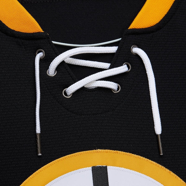 Bobby Orr Boston Bruins Big & Tall 1971/72 Blue Line 2.0 Jersey - Black - Image 5