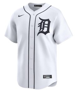 Alternative view of Detroit Tigers Nike Home Limited Jersey - White