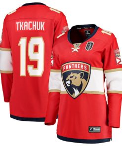 Matthew Tkachuk Florida Panthers  Women's 2025 Stanley Cup Final Home Breakaway Player Jersey - Red