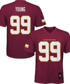 Chase Young Washington Commanders Preschool Replica Player Jersey - Burgundy