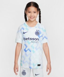 Inter Milan Nike Youth 2025/26 Away Replica Jersey - Aqua/Blue