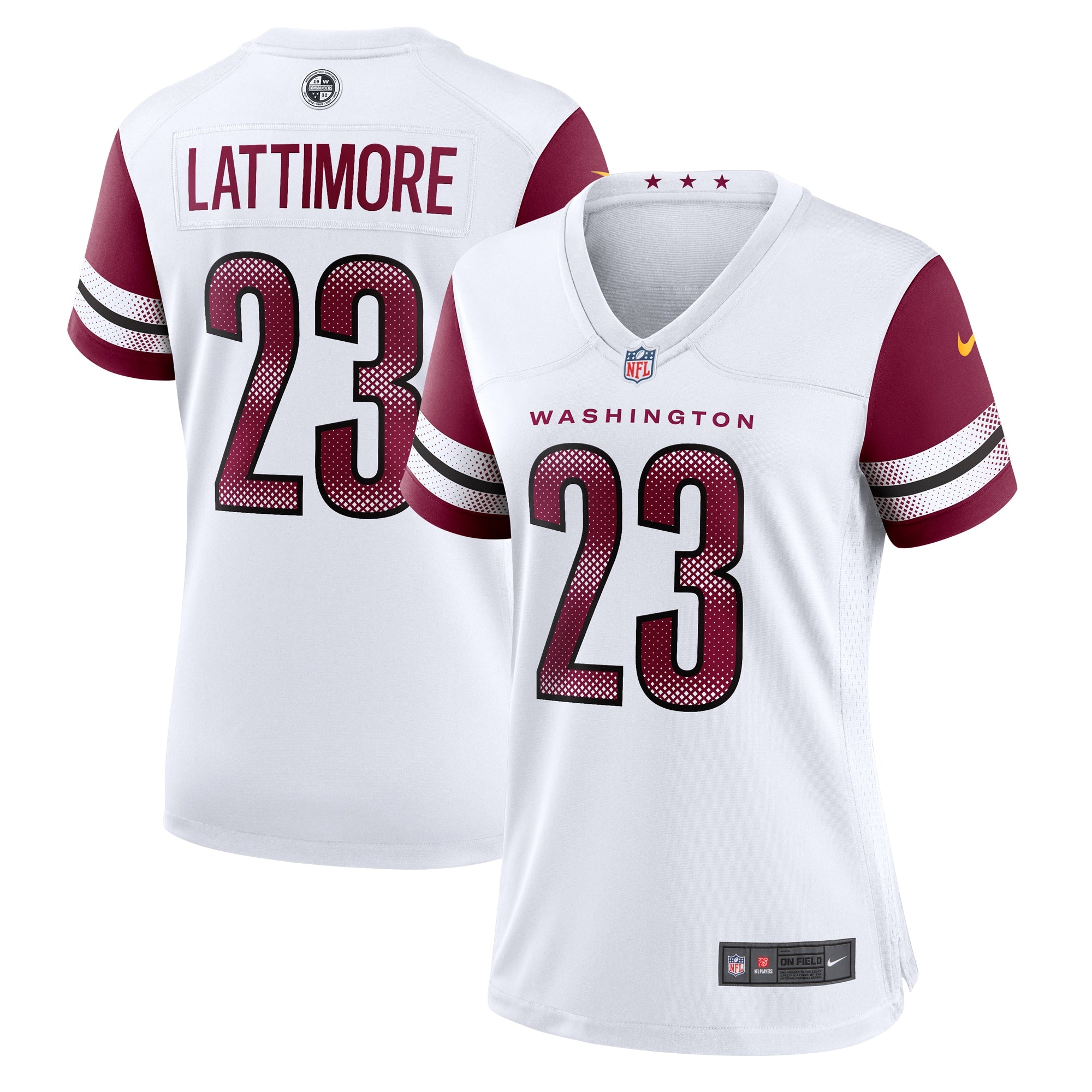 Marshon Lattimore Washington Commanders Nike Women's Game Jersey - Burgundy/White - Image 2