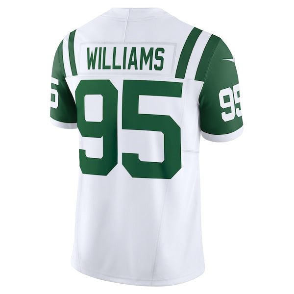 Quinnen Williams New York Jets Nike Classic Alternate Vapor F.U.S.E. Limited Jersey - White - Image 4