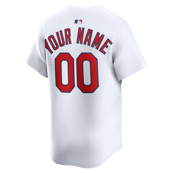 St. Louis Cardinals Nike Home Limited Custom Jersey - White/Light Blue - Image 4