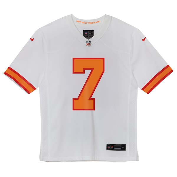 Bucky Irving '76 Tampa Bay Buccaneers Preschool Game Jersey - White - Image 2