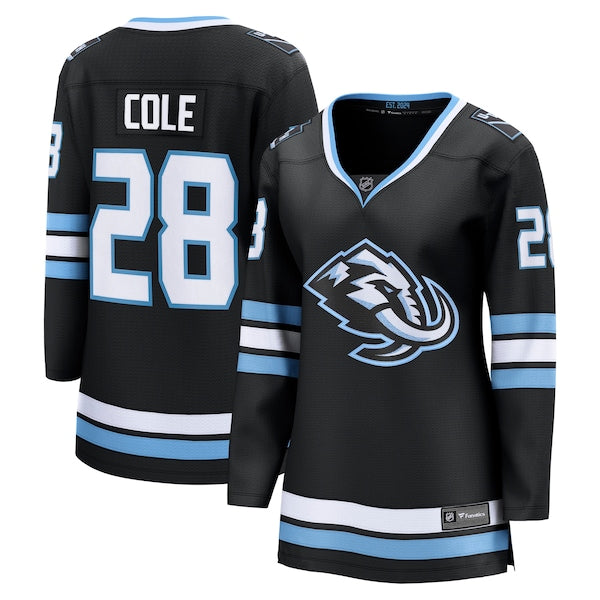 Ian Cole Utah Mammoth Women's Home Breakaway Player Jersey - Black