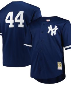 Reggie Jackson New York Yankees  Big & Tall Cooperstown Collection Mesh Batting Practice Jersey - Navy