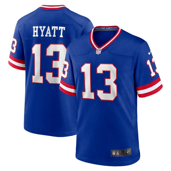 Jalin Hyatt New York Giants Nike Team Game Jersey - Royal/White - Image 2