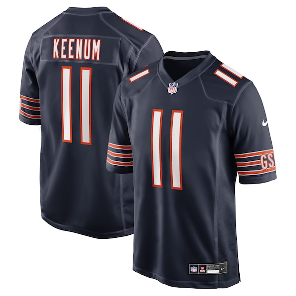 Case Keenum Chicago Bears Nike Team Game Jersey - Navy
