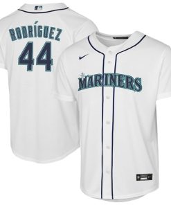Julio Rodriguez Seattle Mariners Nike Youth Home Replica Player Jersey - White