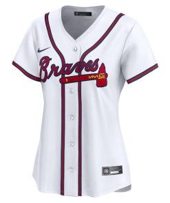Alternative view of Atlanta Braves Nike Women's #1 Mom Home Limited Jersey - White