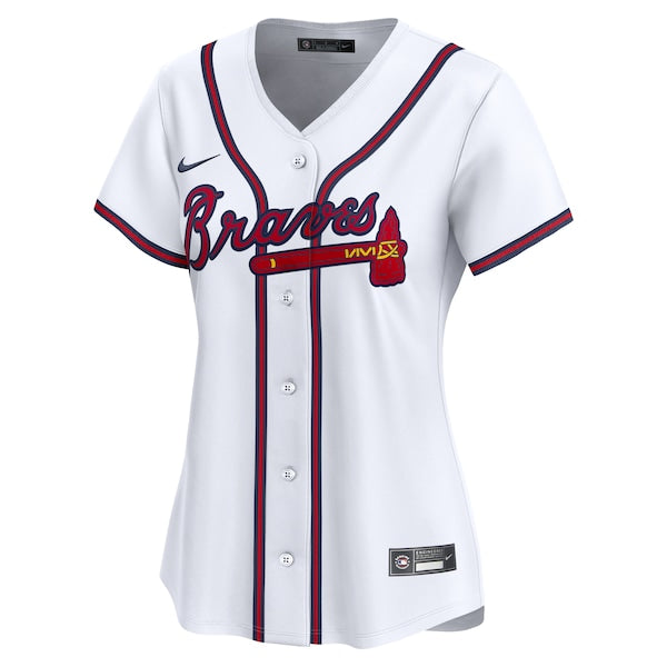 Atlanta Braves Nike Women's #1 Mom Home Limited Jersey - White - Image 2