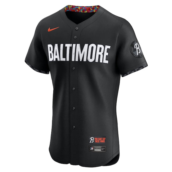 Baltimore Orioles Nike City Connect Elite Jersey - Black - Image 2