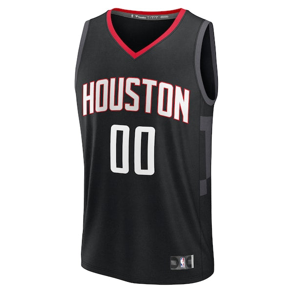 Houston Rockets Youth Fast Break Custom Jersey - Statement Edition - Black - Image 2