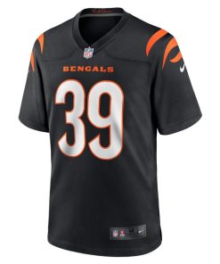 Alternative view of Marvell Tell III Cincinnati Bengals Nike Game Player Jersey - Black