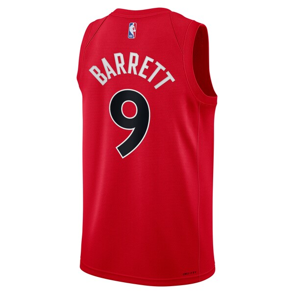 RJ Barrett Toronto Raptors Nike Youth Swingman Jersey - Icon Edition - Red - Image 3