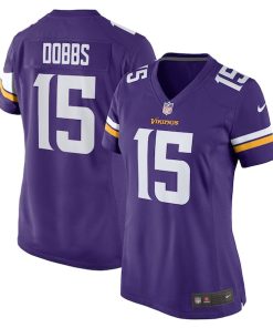 Joshua Dobbs Minnesota Vikings Nike Women's  Game Jersey -  Purple