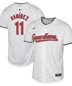 Jose Ramirez Cleveland Guardians Nike Youth Home Limited Player Jersey - White