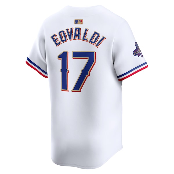 Nathan Eovaldi Texas Rangers Nike 2024 Gold Collection Limited Player Jersey?ยจC White - Image 3