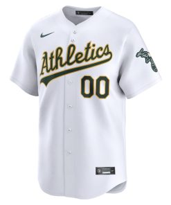 Alternative view of Oakland Athletics Nike Home Limited Pick-A-Player Retired Roster Jersey - White