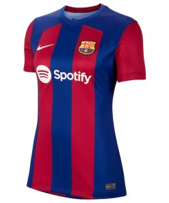 Alternative view of Ronald Araujo Barcelona Nike Women's 2023/24 Home Replica Jersey - Royal