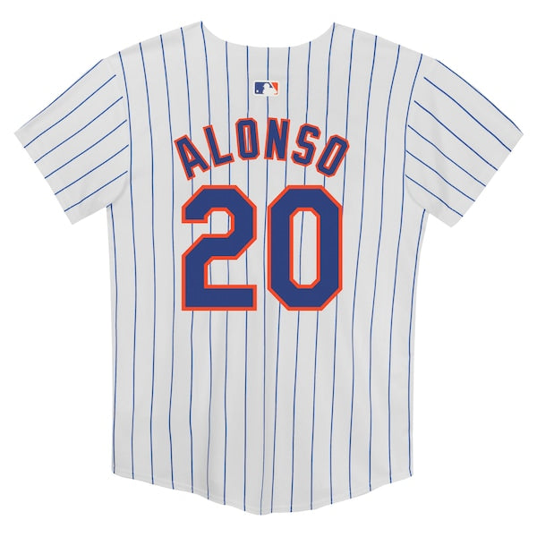 Pete Alonso New York Mets Nike Preschool Home Game Jersey - White - Image 3