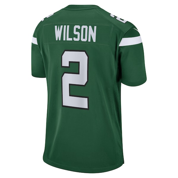 Zach Wilson New York Jets Nike Youth Game Jersey - Gotham Green/Black - Image 4