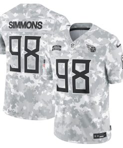 Jeffery Simmons Tennessee Titans Nike 2024 Salute to Service Limited Jersey - Arctic Camo