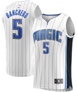 Paolo Banchero Orlando Magic  Fast Break Association Jersey - White