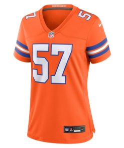 Alternative view of Tom Jackson Denver Broncos Nike Women's Mile High Collection 1977 Throwback Retired Player Game Jersey - Orange
