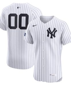New York Yankees Nike Home Elite Sponsor Patch Pick-A-Player Retired Roster Jersey - White