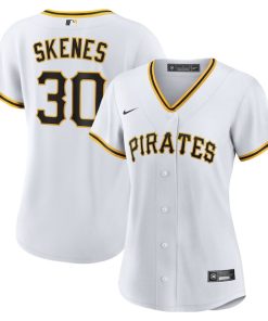 Paul Skenes Pittsburgh Pirates Nike Women's Home Replica Player Jersey - White