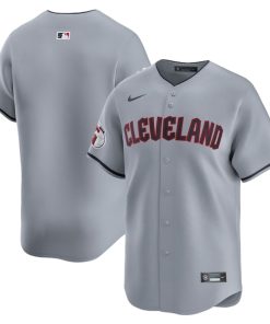 Cleveland Guardians Nike Road Limited Jersey?¨C Gray