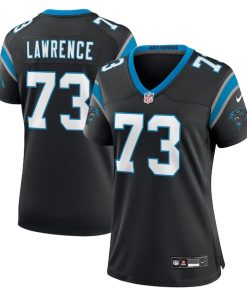 Rashard Lawrence Carolina Panthers Nike Women's  Game Jersey -  Black