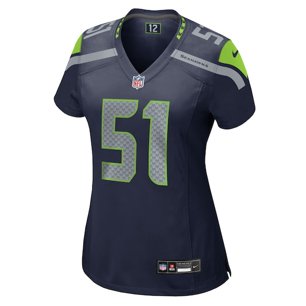 Jared Ivey Seattle Seahawks Nike Women's Team Game Jersey - College Navy - Image 2