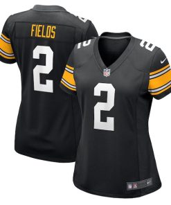 Justin Fields Pittsburgh Steelers Nike Women's   Alternate Game Jersey?¨C Black