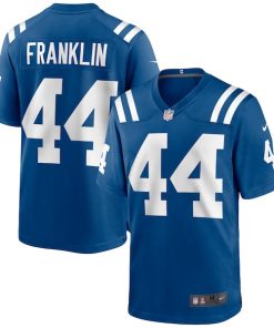 Alternative view of Zaire Franklin Indianapolis Colts Nike Game Jersey - Royal/Blue