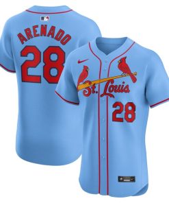 Nolan Arenado St. Louis Cardinals Nike Alternate Elite Player Jersey - Light Blue