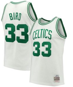 Larry Bird Boston Celtics  Hardwood Classics 1985/86 Swingman Jersey - White/Kelly Green