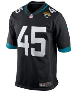 Alternative view of K'Lavon Chaisson Jacksonville Jaguars Nike Game Jersey - Black