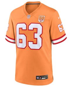 Alternative view of Lee Roy Selmon  Tampa Bay Buccaneers Nike 50th Season Game Jersey - Creamsicle