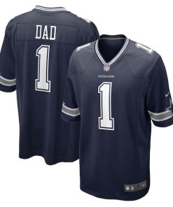 Number 1 Dad Dallas Cowboys Nike Game Jersey - Navy