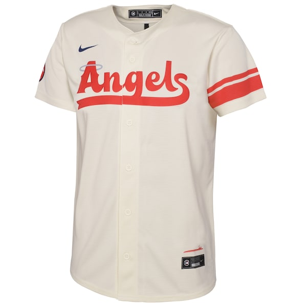 Anthony Rendon Los Angeles Angels Nike Youth 2022 City Connect Replica Player Jersey - Cream - Image 2