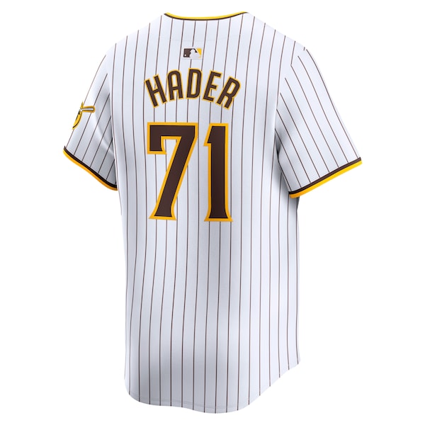 Josh Hader San Diego Padres Nike Home Limited Player Jersey - White - Image 3